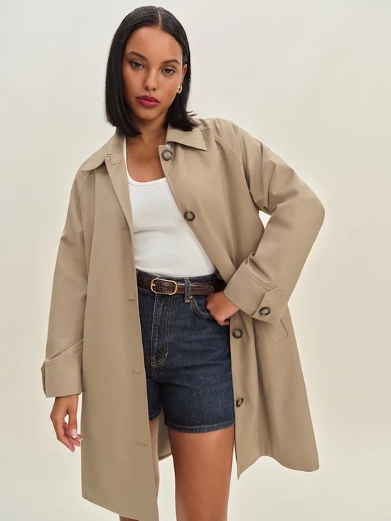 Reformation Jackets & Blazers - NWT reformation Dion trench - size m